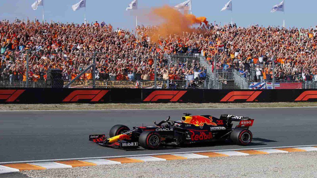 Max Vertappen at the Dutch GP 2021