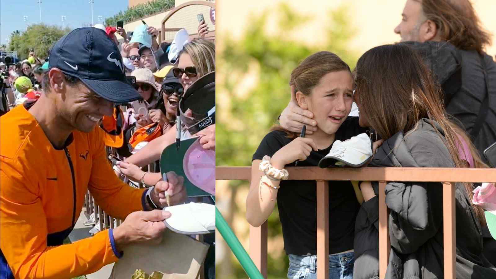 WATCH: Young fan breaks down in tears of joy after getting autograph from Rafael Nadal