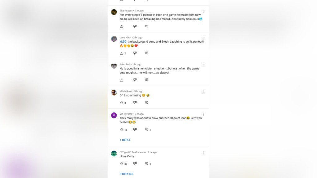 Fans' reaction