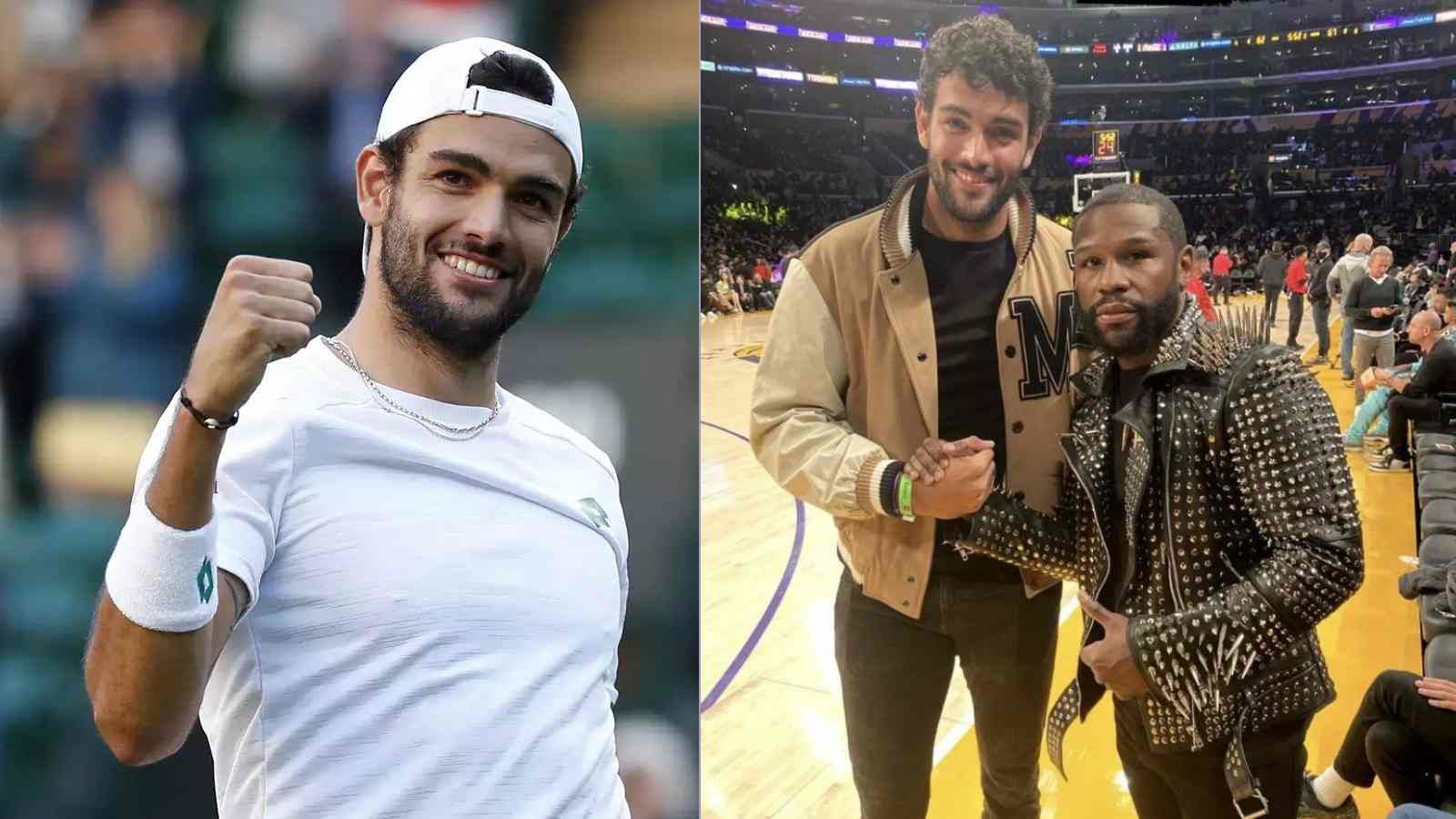 Matteo Berrettini left awestruck on meeting American boxer Floyd Mayweather