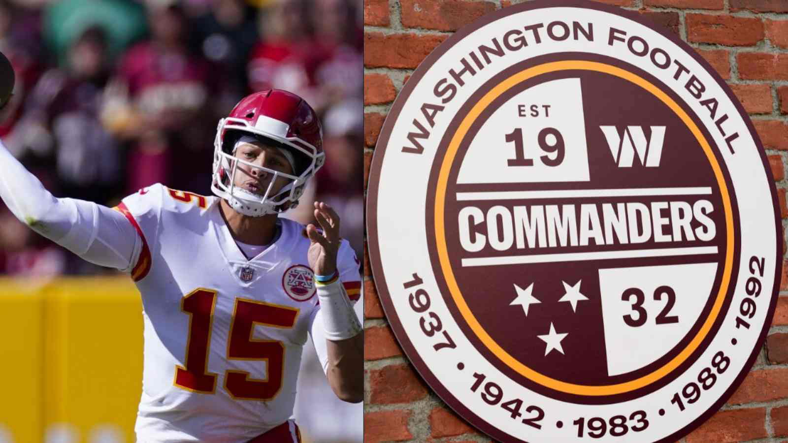 “Would love to hear how the phone conversation went,” Washington Commanders called on Kansas City Chiefs over a possible Patrick Mahomes trade