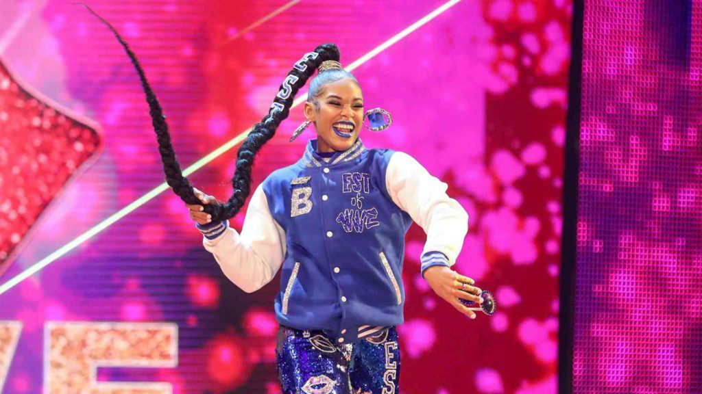 "I love to make my own gear"- Bianca Belair reveals she herself designs her gears 1 Bianca Belair rocking in her gear.