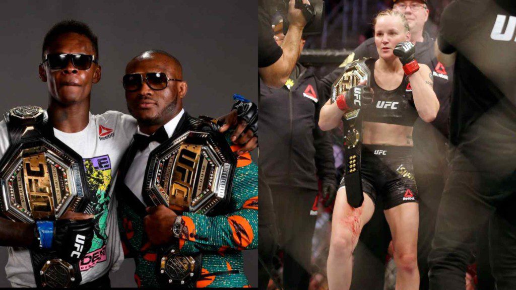 Demetrious Johnson Kamaru Usman Israel Adesanya Valentina Shevchenko
