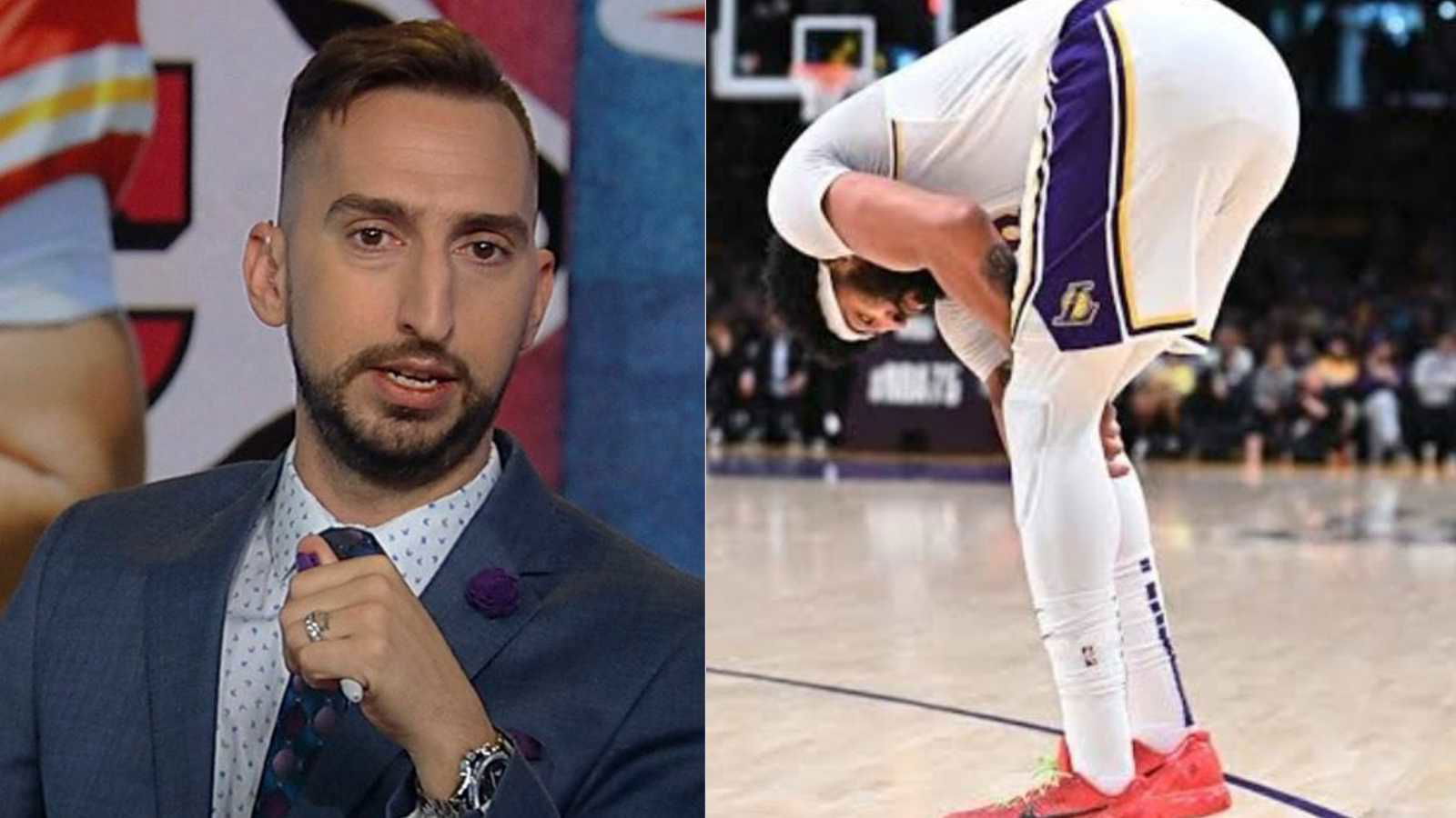 “Its the greatest failure in NBA history” Nick Wright slams injured Anthony Davis for Lakers’ worst ever setback