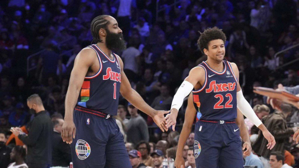 James Harden and Matisse Thybulle