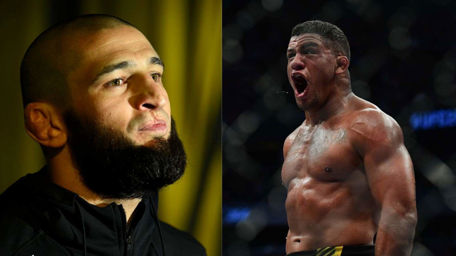 “You will never be champ”-  Khamzat Chimaev dismisses the chances of Gilbert Burns of ever being an UFC champion