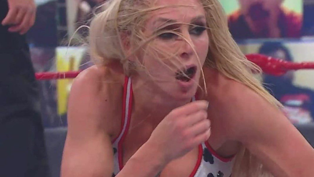"That's so unfortunate" Charlotte Flair suffers 'nipslip' wardrobe
