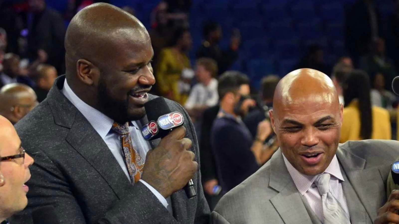 Shaquille O’Neal hilariously threatens to ‘Will Smith’ Inside the NBA co-host Charles Barkley in savage freestyle rap