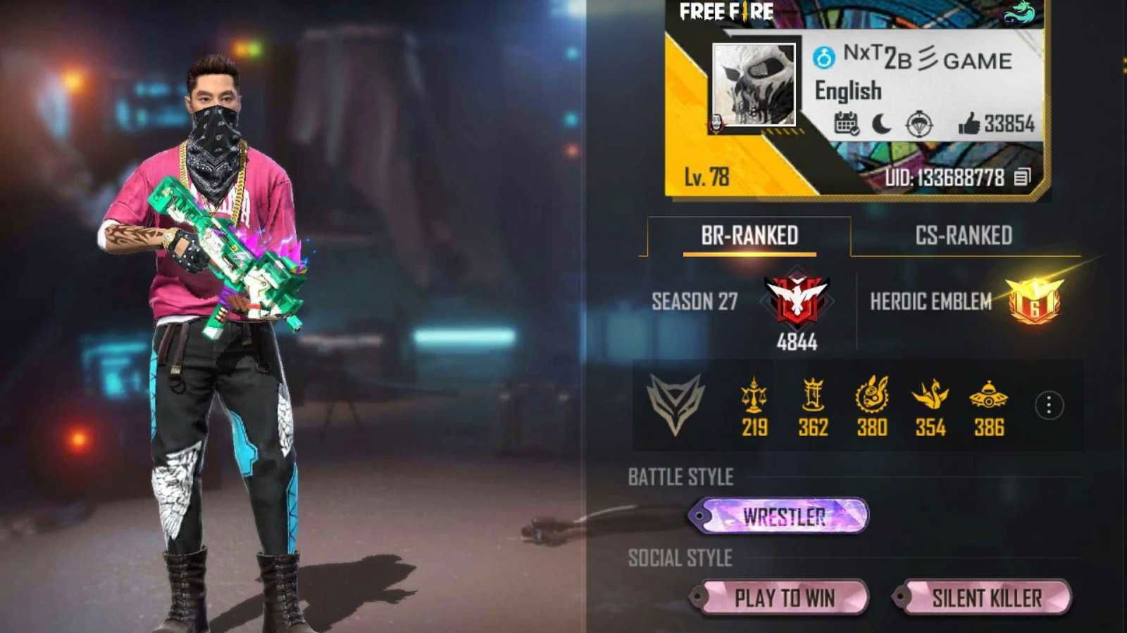 2B Gamer Free Fire MAX ID, K/D Ratio, Headshot Rate, YouTube Channel, Monthly Income, And More For May 2022