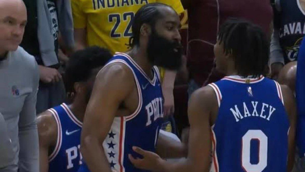 James Harden and Tyrese Maxey