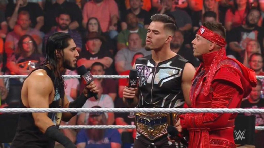 Mustafa Ali returned to WWE amid cheers from the crowd and was immediately involved in a feud with Theory.