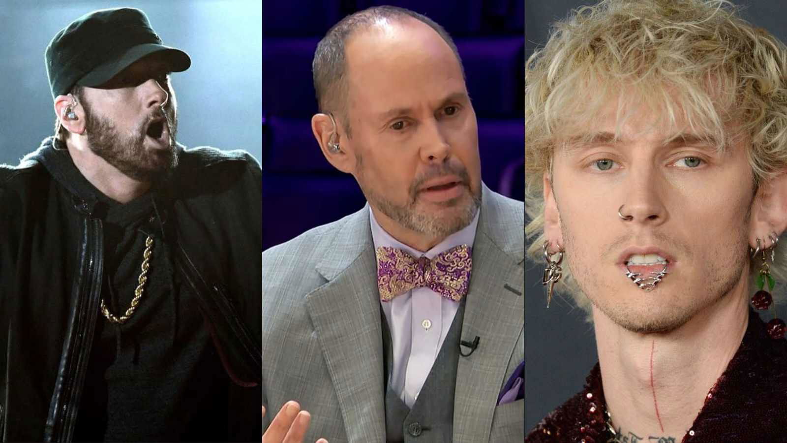 “Eminem and MGK we coming after y’all” Rapper Ernie Johnson elicits a jaw-dropping reaction from Shaquille O’Neal on NBA on TNT