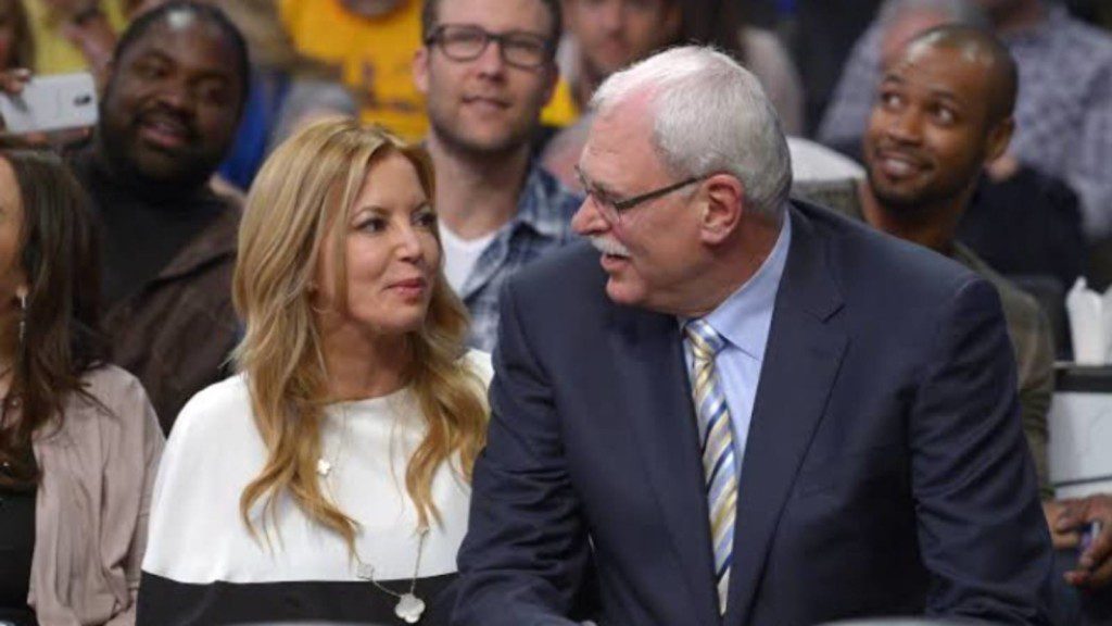 Jeanie Buss and Phil Jackson