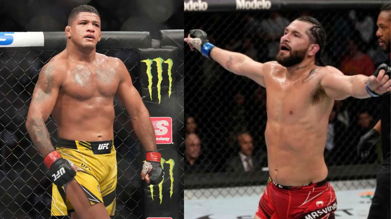 “Sounds Good To Me” Jorge Masvidal accepts Gilbert Burns’ call out to step in the cage with him