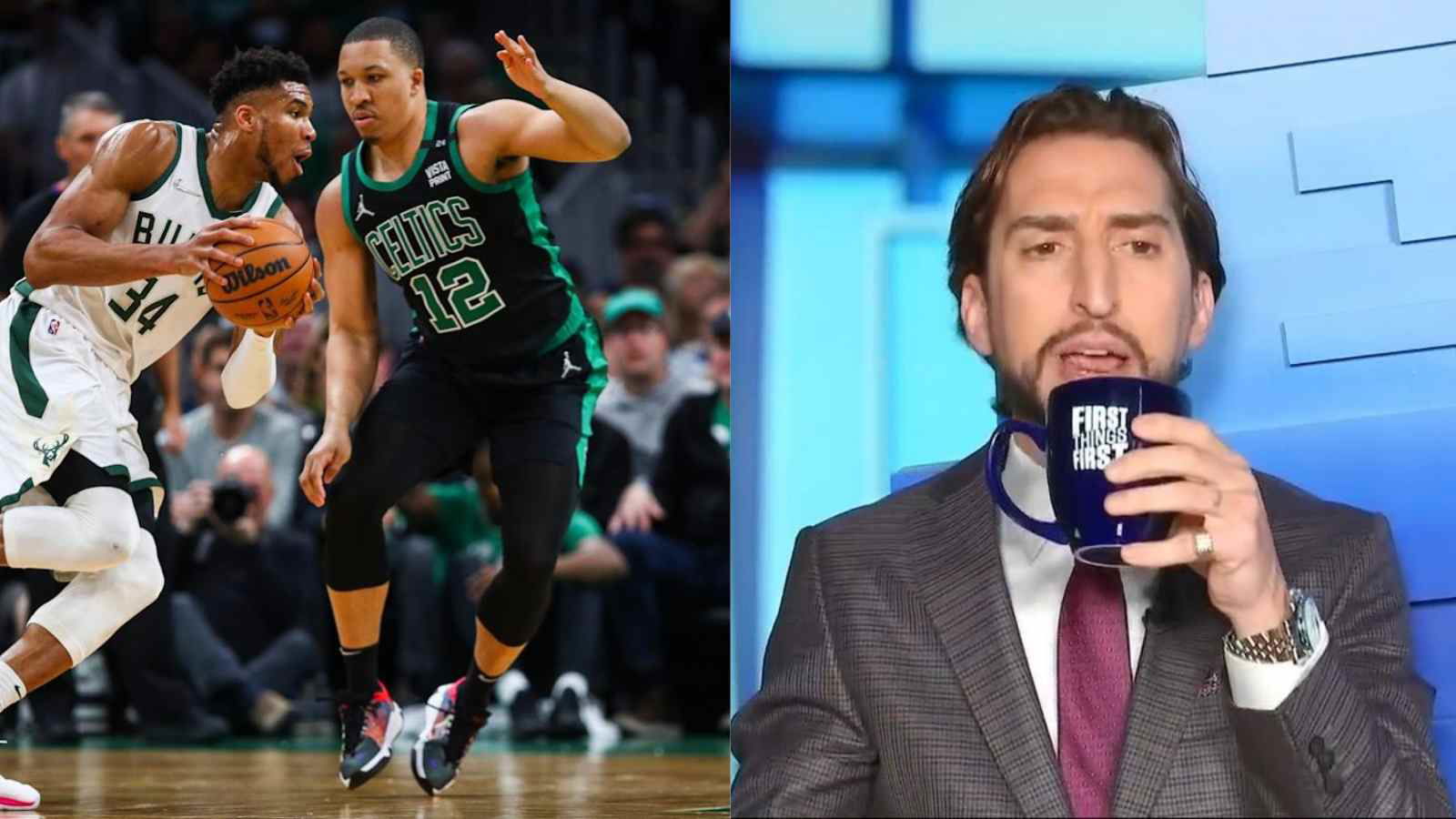 “They have got the best player alive, they are the best team in basketball”, Nick Wright hails Giannis Antetokounmpo ; Regards Celtics overrated after Nets clean sweep