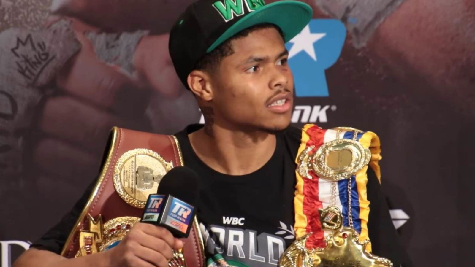 Shakur Stevenson’s historical night ruined by brawl involving his mother at post fight presser