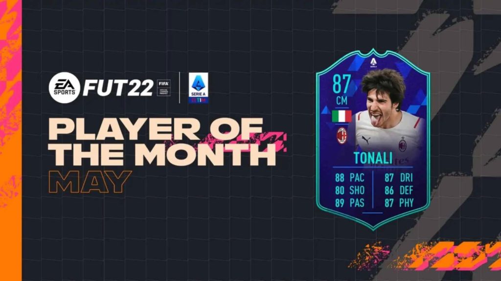 How to get the Sandro Tonali FIFA 22 POTM Serie A card? 1 Sandro Tonali FIFA 22