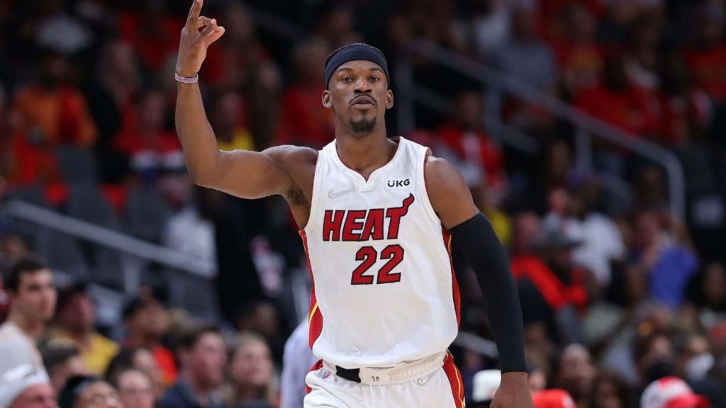 Jimmy Butler Cheering the Miami Heat Fans