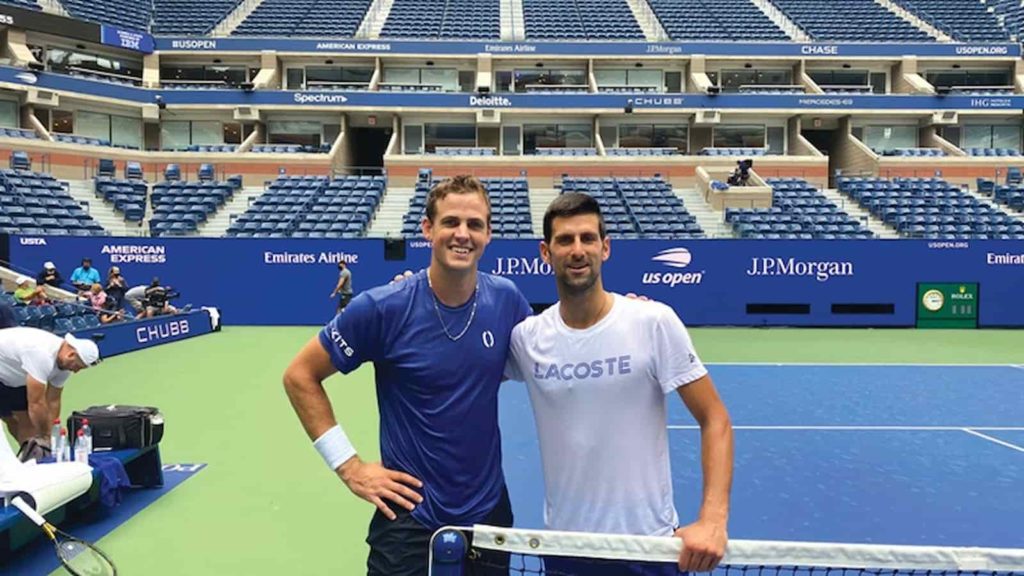 Vasek Pospisil and Novak Djokovic - Founders of the PTPA