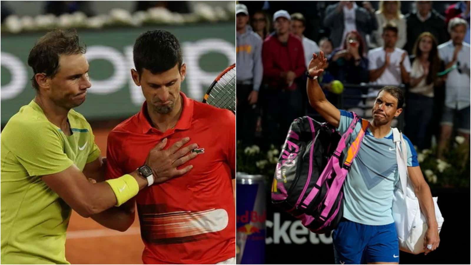 “Not surprised” Novak Djokovic on Rafael Nadal being fully fit despite limping with injuries prior to the French Open