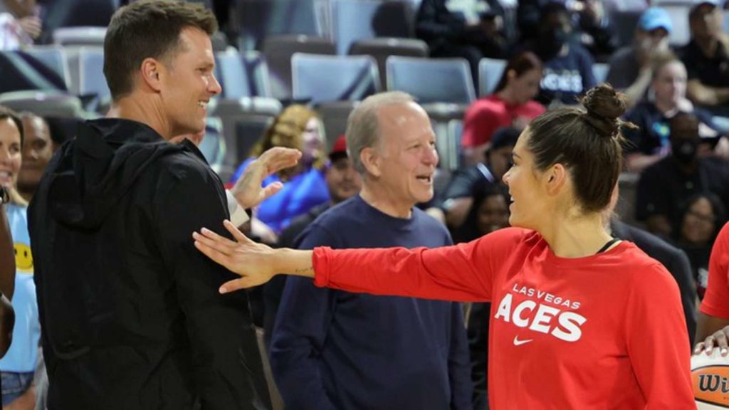 Tom Brady and Kelsey Plum