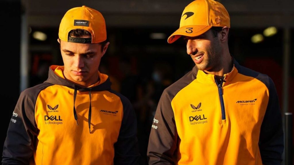 Lando Norris and Daniel Ricciardo