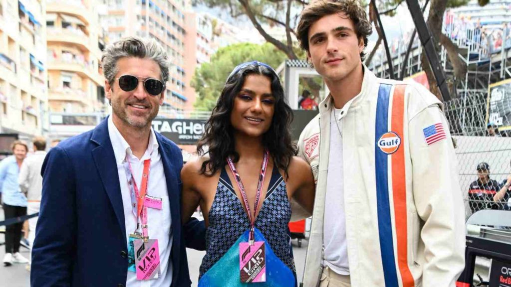 "P*** off’," Fans rage out as Bridgertone star refuses Martin Brundle for an interview at the Monaco GP 1 Patrick Dempsey, Simone Ashley, and Jacob Elordi at the Monaco Grand Prix