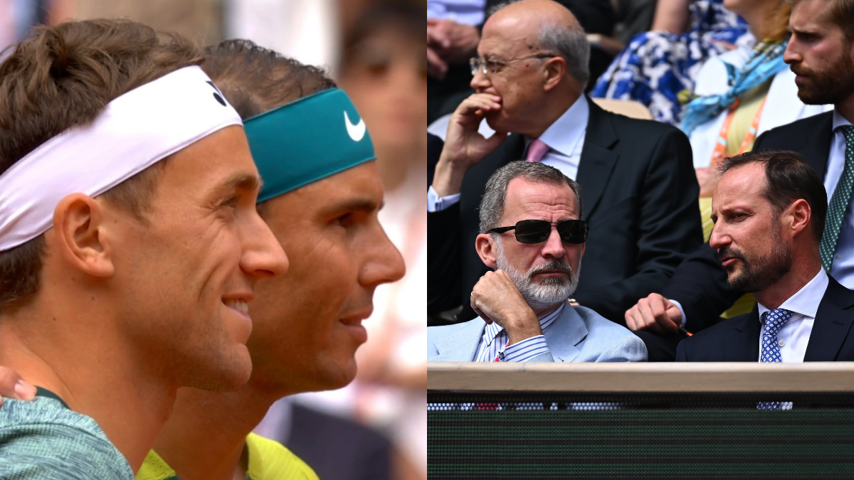 WATCH: The King of Spain and Prince of Norway cheer for Rafael Nadal and Casper Ruud in the French Open final