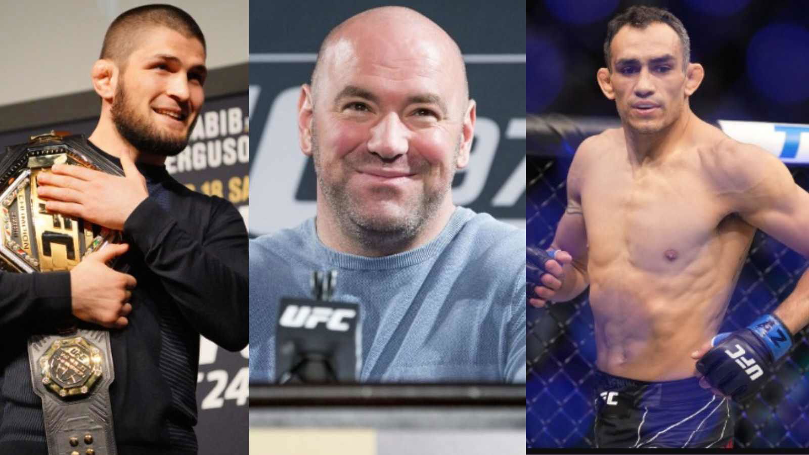 “I can make them”- Dana White alludes to a fight between Tony Ferguson and Khabib Nurmagomedov