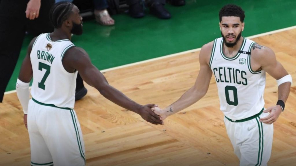 Jaylen Brown and Jayson Tatum