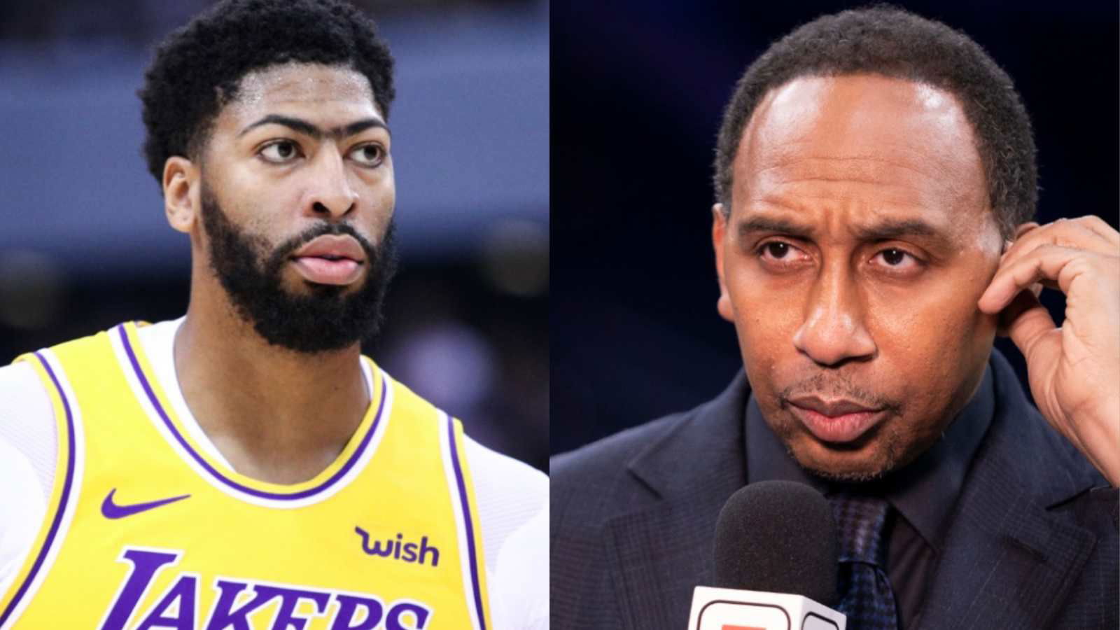 Anthony Davis and Stephen A. Smith