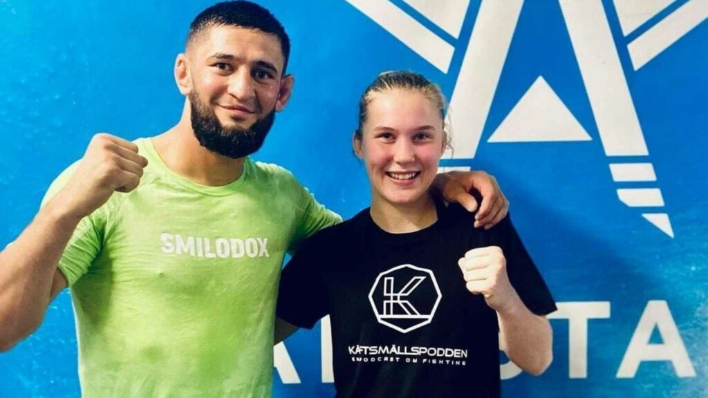 Smilla Sundell and Khamzat Chimaev