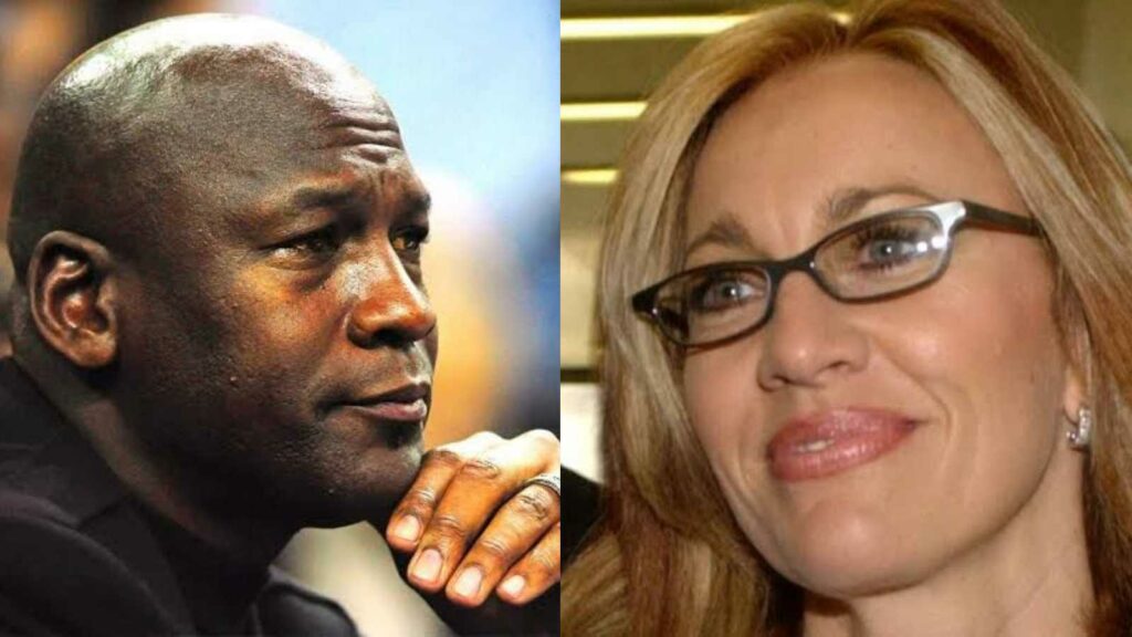 Michael Jordan and Karla Knafel