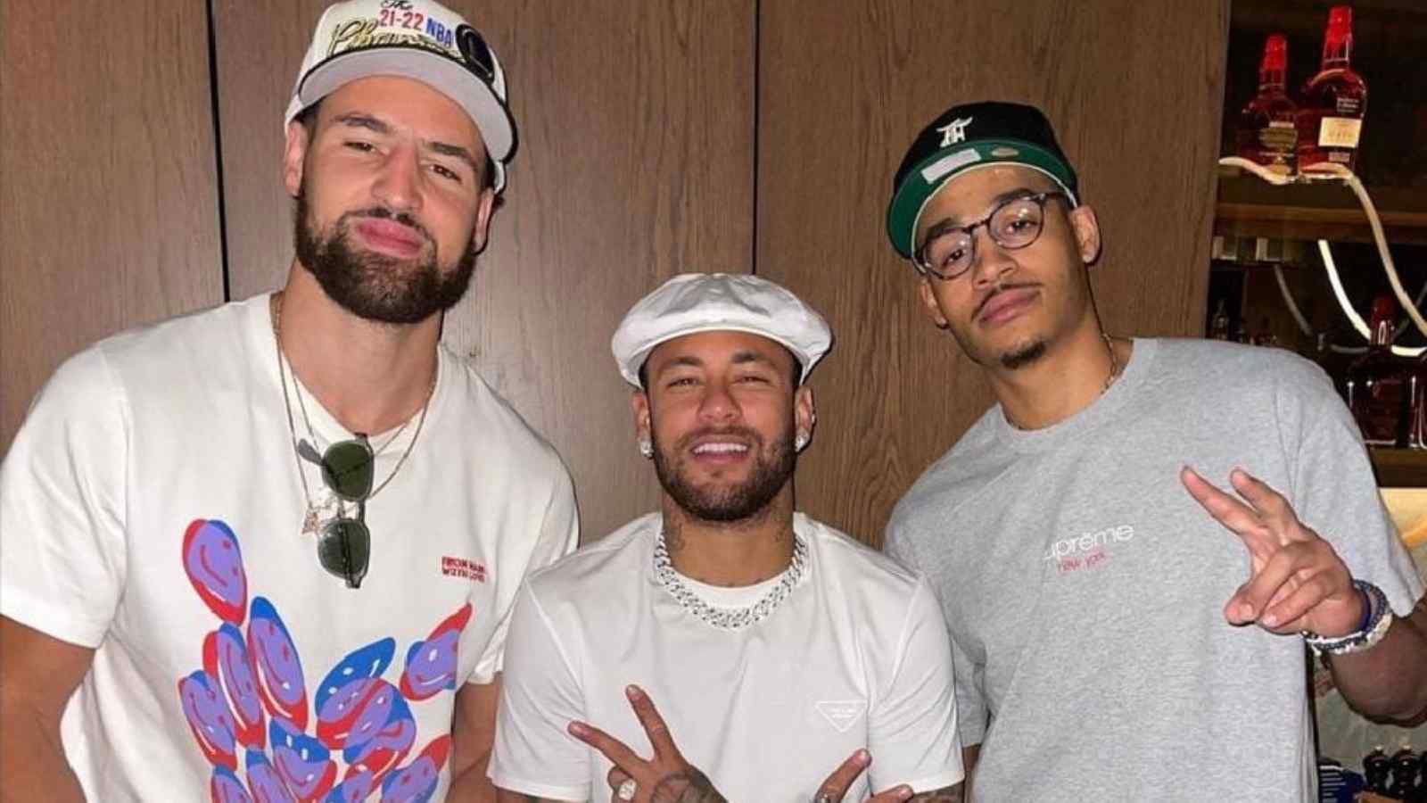 “I’m come to the party boyzzz” Neymar gatecrashes Klay Thompson and Jordan Poole’s title celebrations in the Bay Area