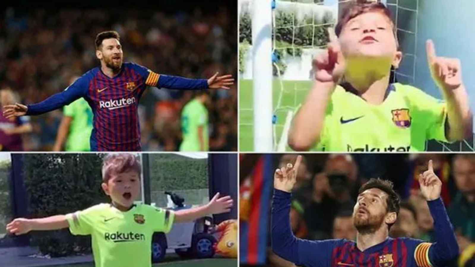 “No DNA test needed”- Twitter reacts as Lionel Messi’s son Mateo dribbles past three defenders and scores a beautiful goal