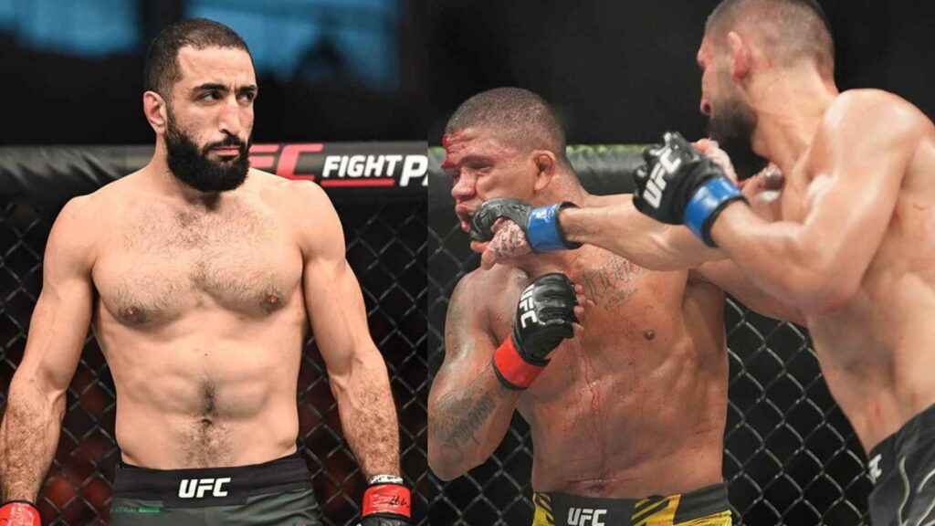 Belal Muhammad reacts to being ranked above Khamzat Chimaev in the welterweight division 1 Belal Muhammad on Khamzat Chimaev vs Gilbert Burns
