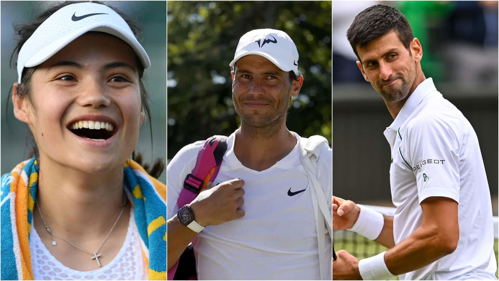 Emma Raducanu topples Rafael Nadal, Roger Federer and Novak Djokovic in latest rankings