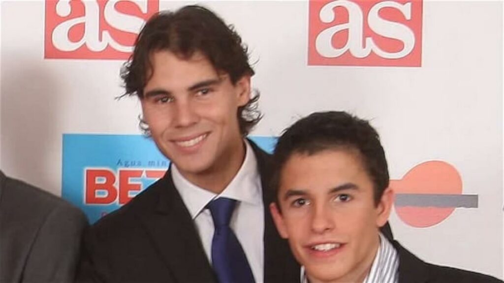 Rafael Nadal and Marc Marquez