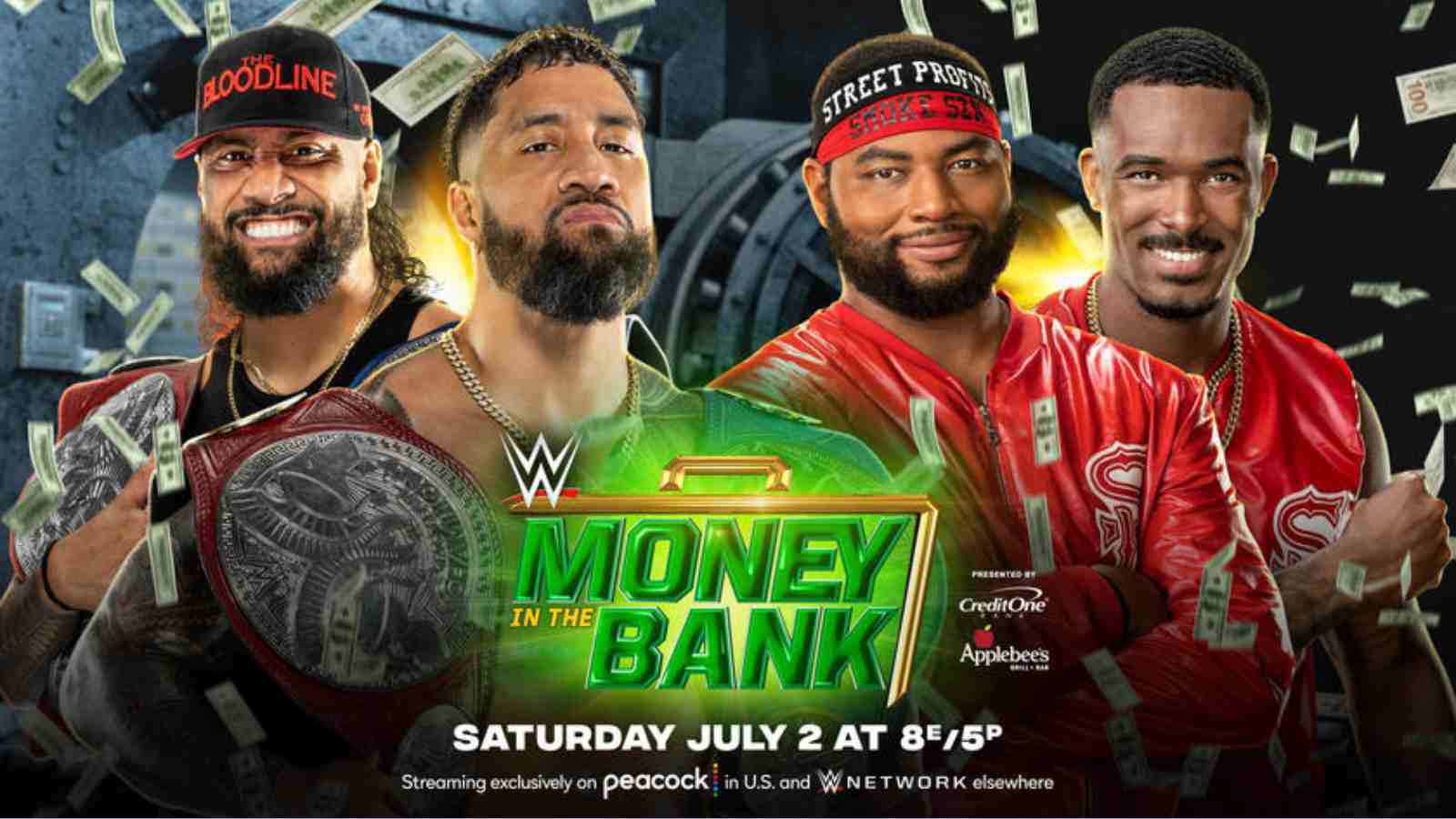 The Usos Vs. The Street Profits – Undisputed Tag Team Championship prediction for Money in the Bank 2022