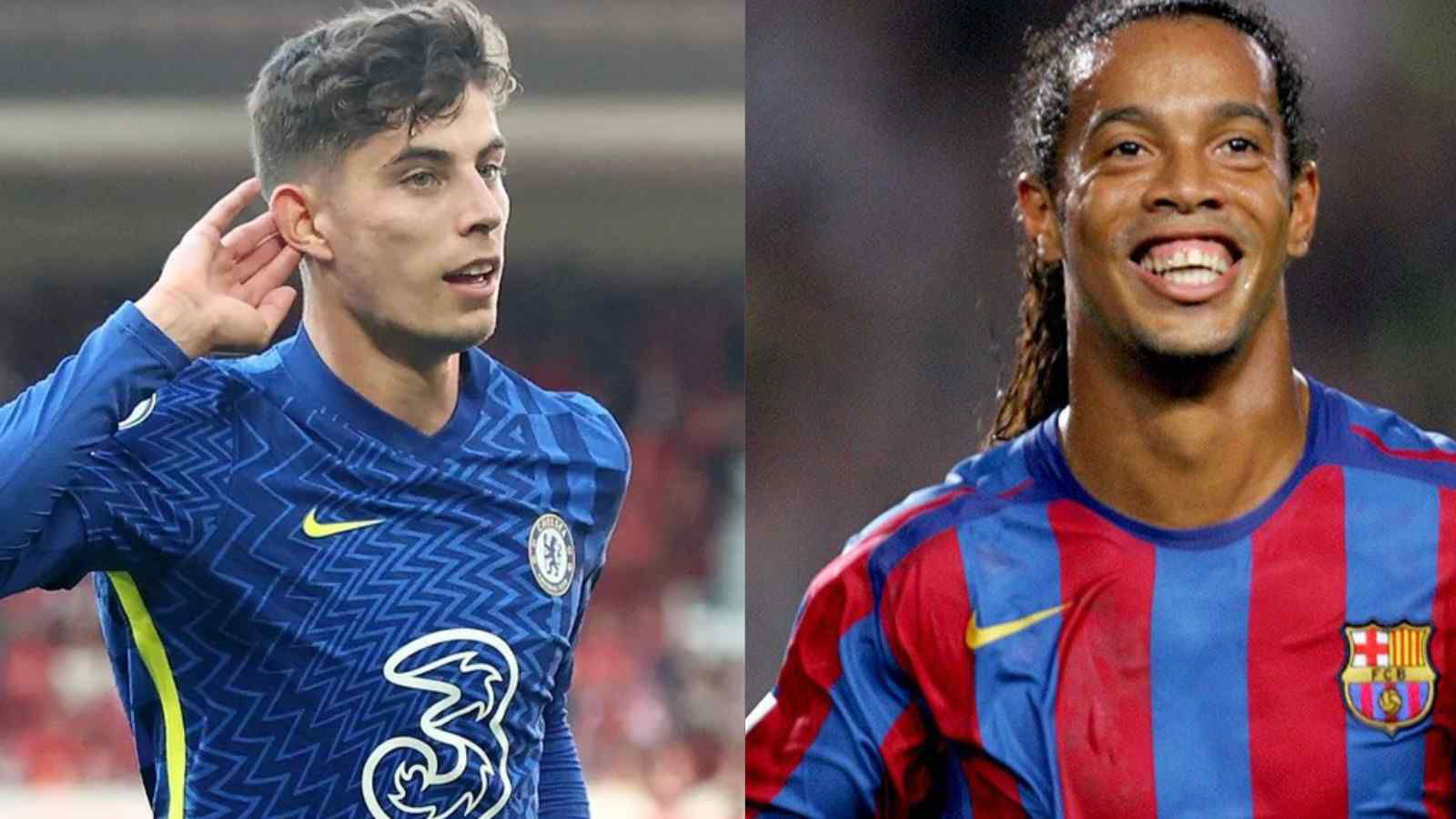 Chelsea’s Kai Havertz names Ronaldinho as his idol while growing up, posts a picture of his famous No.10 jersey
