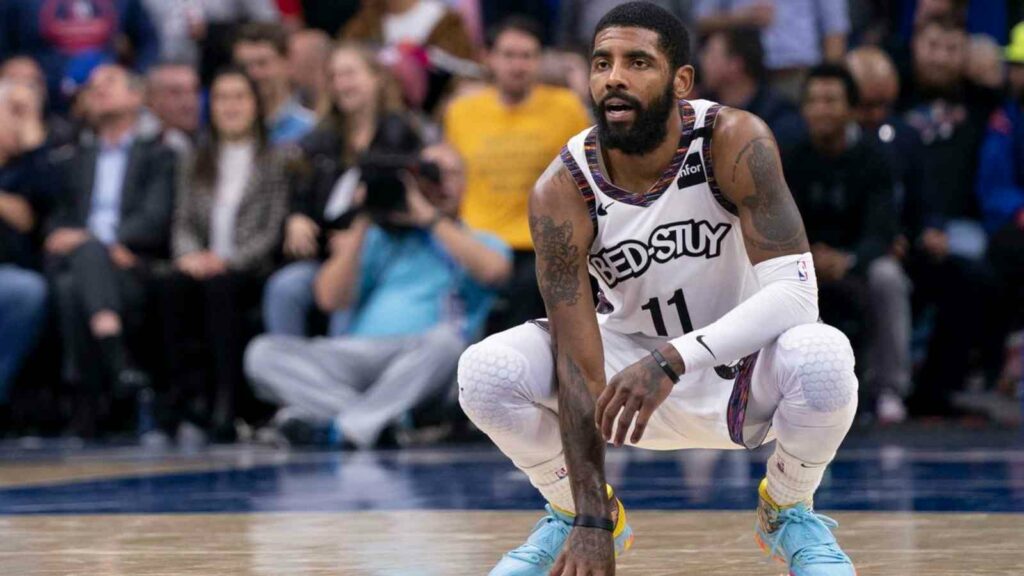 Kyrie Irving with the Nets in 2019