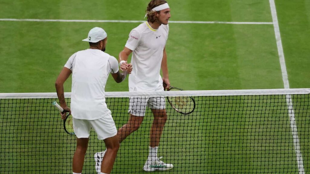 Nick Kyrgios and Stefanos Tsitsipas