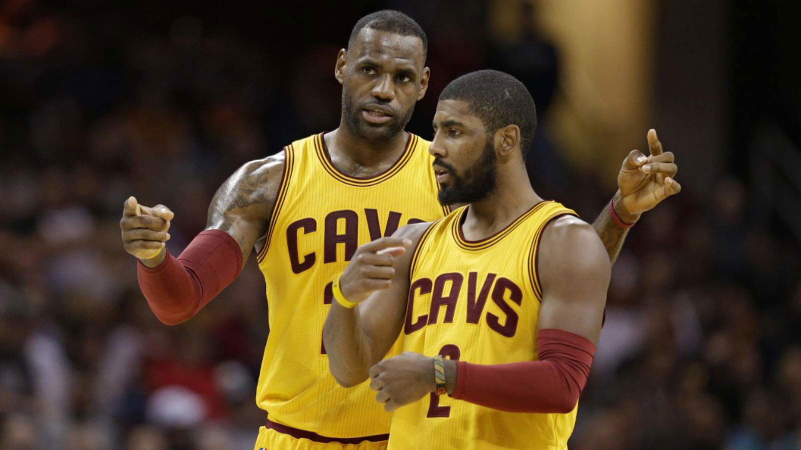 Lebron James and Kyrie Irving