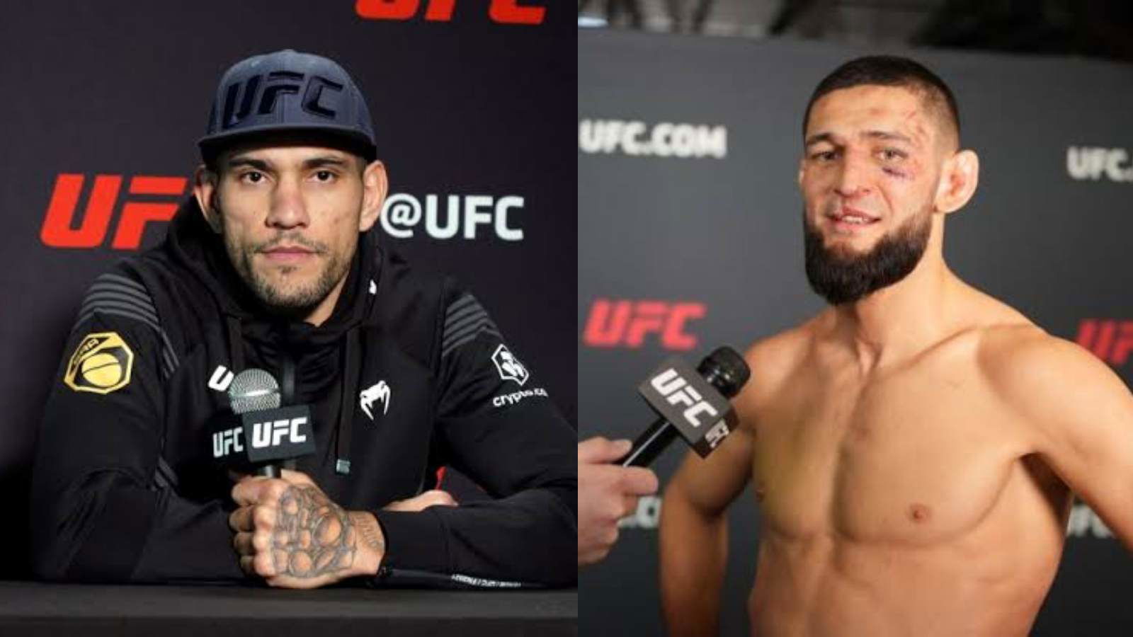 “A coward seeking attention”- Alex Pereira slams Khamzat Chimaev for calling him out after UFC 276