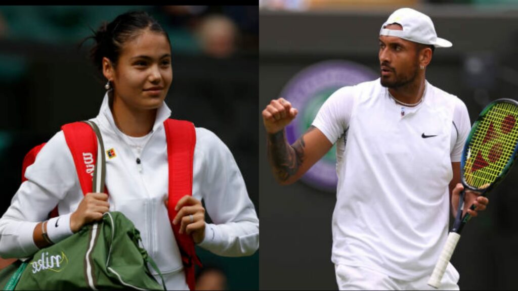 Emma Raducanu and Nick Kyrgios