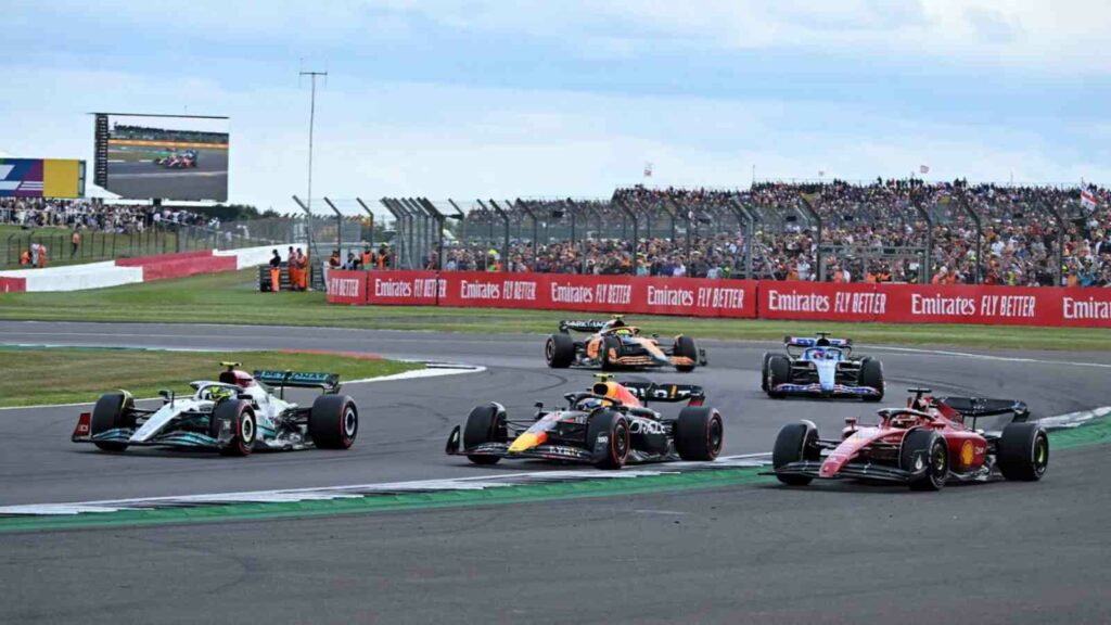 Sergio Perez: "Lewis Hamilton had the fastest car in Silverstone" 1 Charles Leclerc, Sergio Perez, Lewis Hamilton