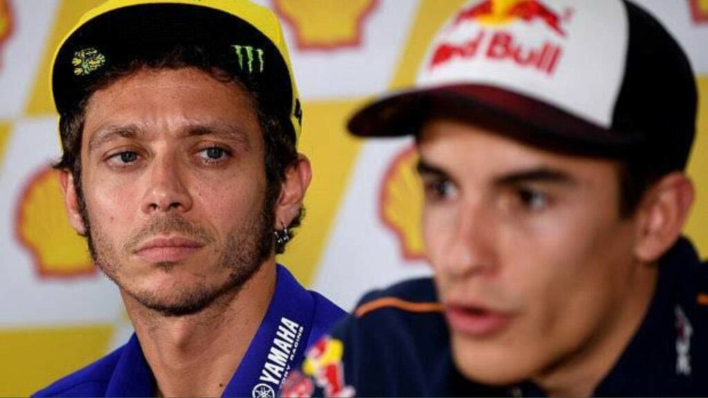 Valentino Rossi and Marc Marquez MotoGP