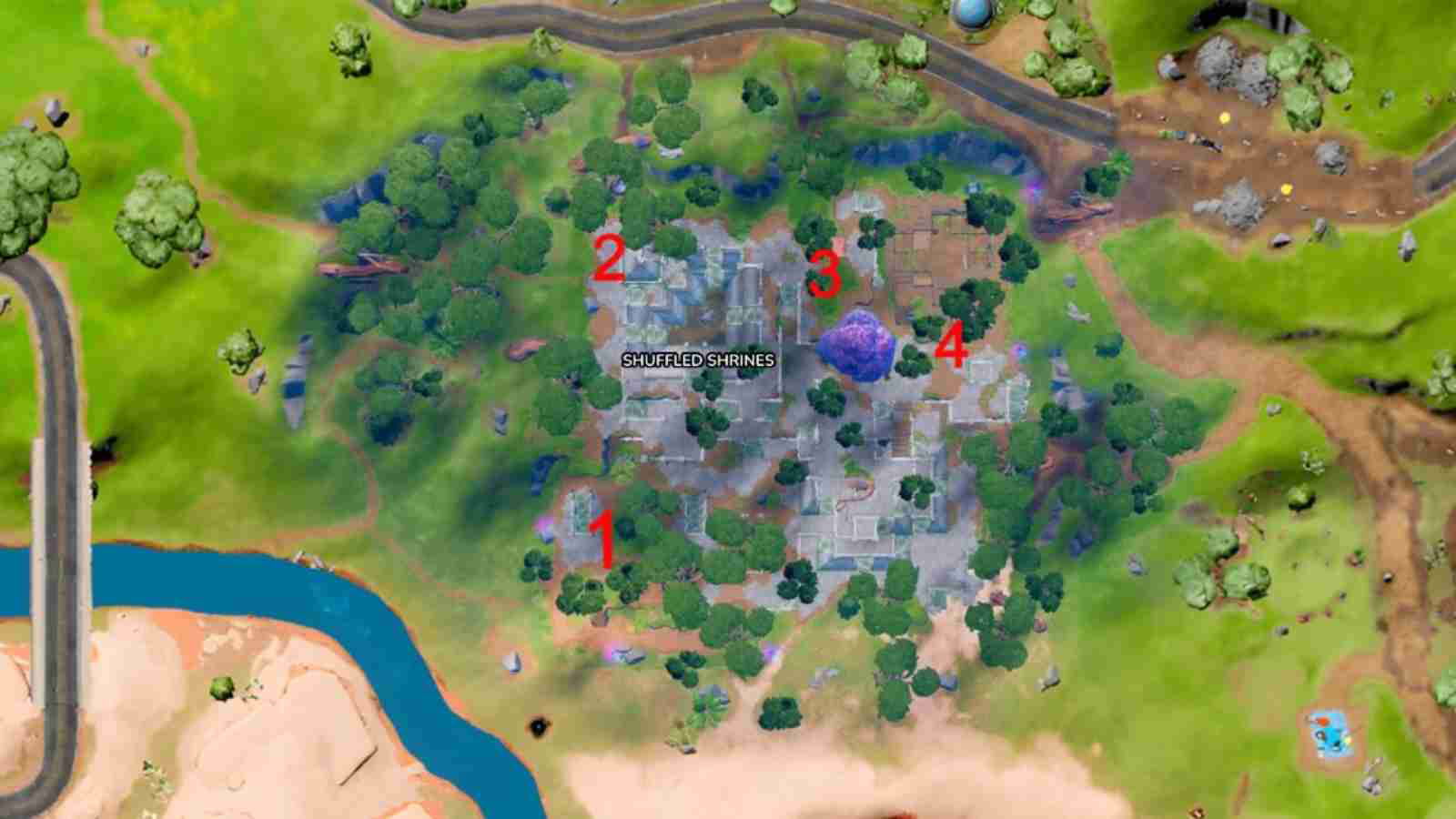How to solve the Fortnite Shuffled Shrines Puzzle in Season 3 2 How to solve the Fortnite Shuffled Shrines Puzzle in Season 3