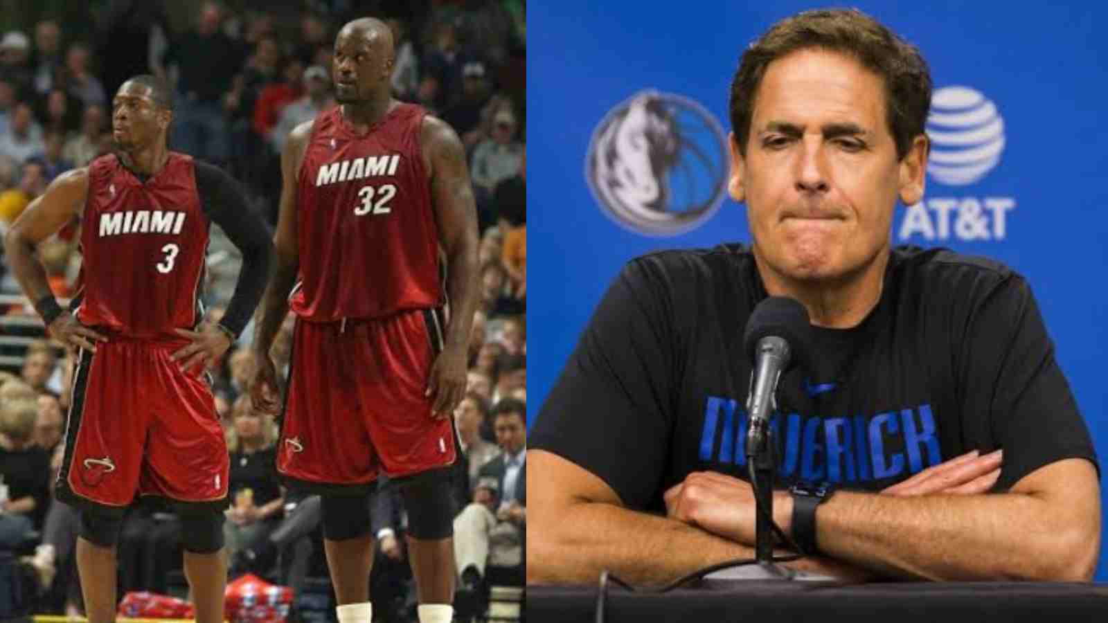 “F*ck you…this league is rigged” Mark Cuban accused Shaquille O’Neal, Miami Heat of winning ‘FIXED’ games