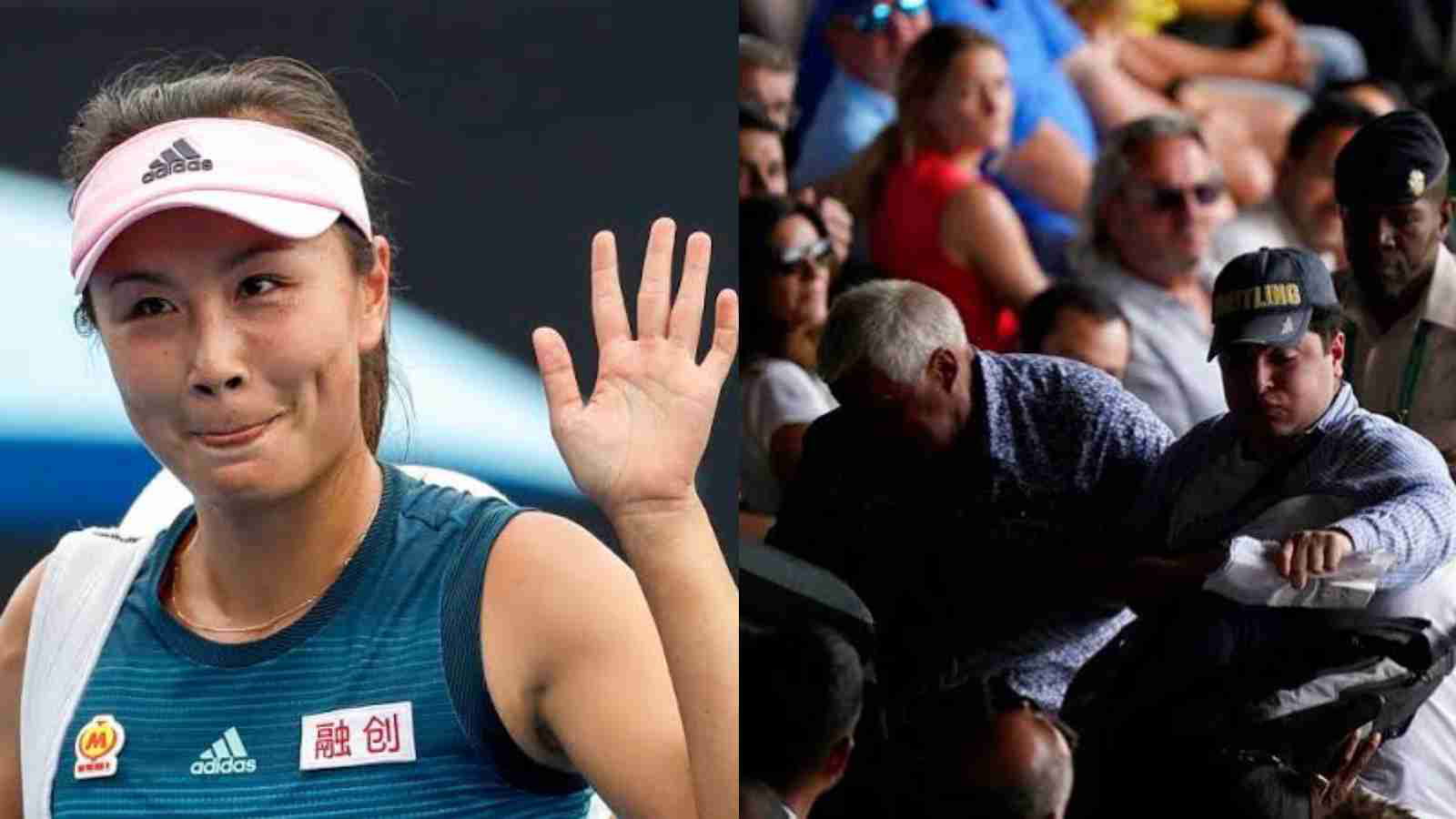 “Security threw me down the stairs” Australian anti-communist activist gets manhandled after shouting Pro-Peng Shuai slogans during the 2022 Wimbledon finals